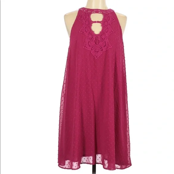 jewel tone pink dress For Love & Lemons
